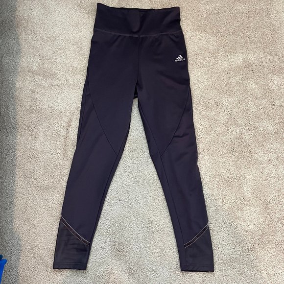 Adidas AEROREADY purple leggings - Picture 1 of 6